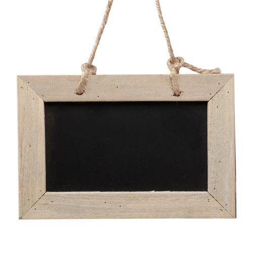 Floristik24 Pizarras para colgar tablero de madera natural 20×15cm 5ud
