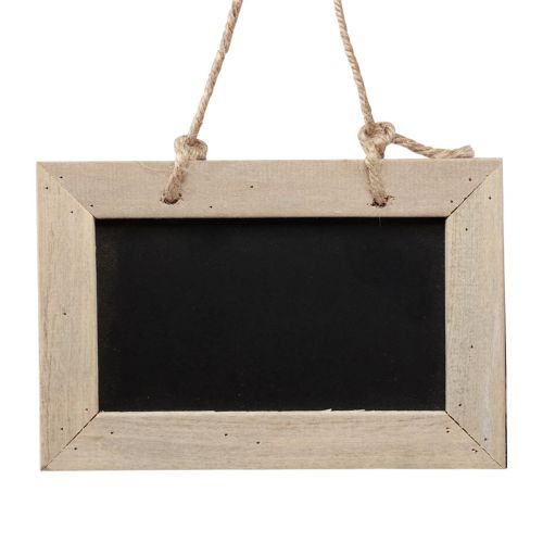 Artículo Pizarras para colgar tablero de madera natural 20×15cm 5ud