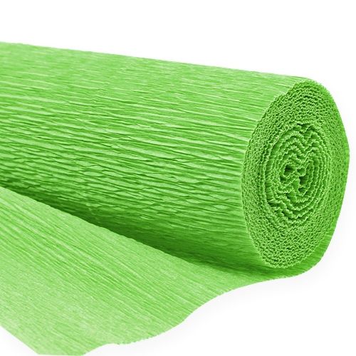 Floreria papel crepe verde claro 50x250cm
