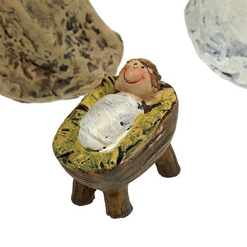 Artículo Mezcla de figuras de natividad 4cm -11cm 8 piezas