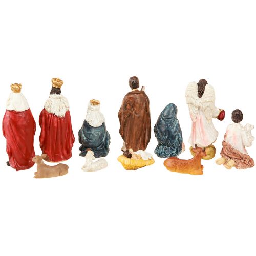 Artículo Set de figuras de Nacimiento 11 figuras de colores pintadas a mano 3,5-9,5cm