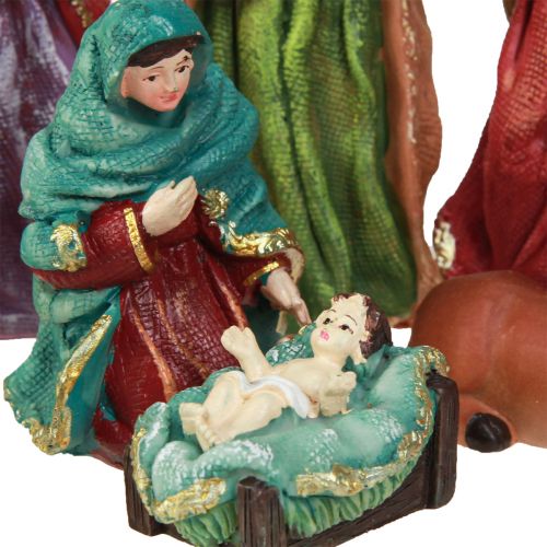 Artículo Set figuras de belén poliresina pintadas a mano 5,5-12cm 10uds