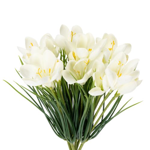 Crocus decorativo como planta artificial para un diseño primaveral atemporal, 30 cm, 6 piezas