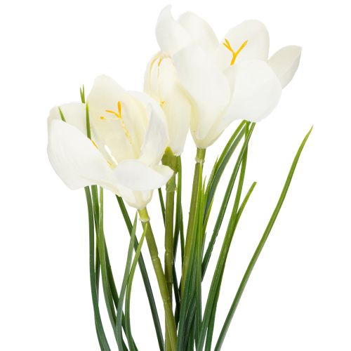 Artículo Crocus decorativo como planta artificial para un diseño primaveral atemporal, 30 cm, 6 piezas