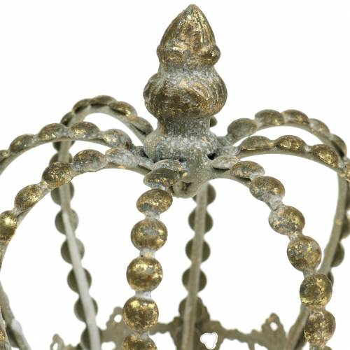 Floristik24 Corona oro antiguo Ø11cm H13cm