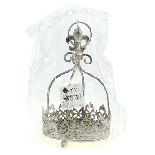 Floristik24 Corona para colgar crema envejecida Ø10,5cm