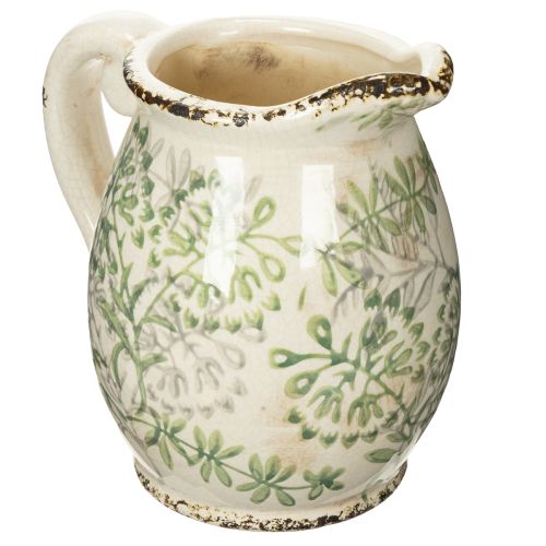 Jarra para plantar, aspecto vintage, estilo campestre, 16 cm