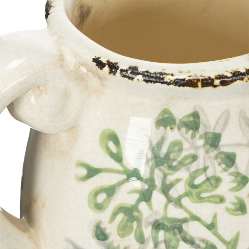 Artículo Jarra para plantar, aspecto vintage, estilo campestre, 16 cm