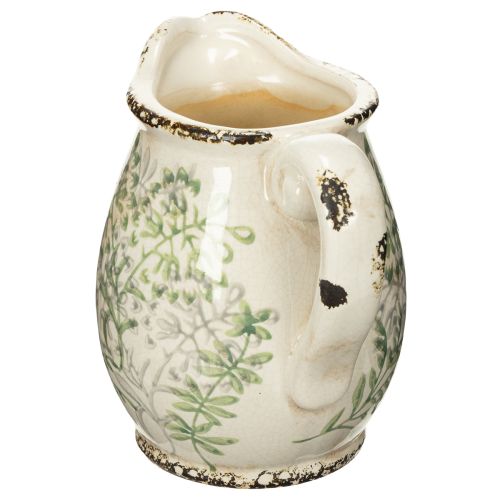 Artículo Jarra para plantar, aspecto vintage, estilo campestre, 16 cm