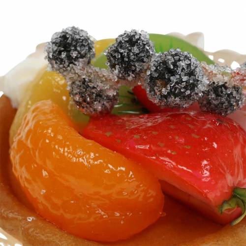 Floristik24 Tarta mandarina artificial Ø8cm