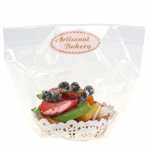 Floristik24 Tarta mandarina artificial Ø8cm
