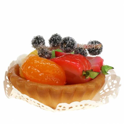 Floristik24 Tarta mandarina artificial Ø8cm