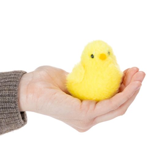 Artículo Pollitos decorativos, perfectos para celebraciones de Pascua en el salón o el jardín, 7cm, 6 piezas