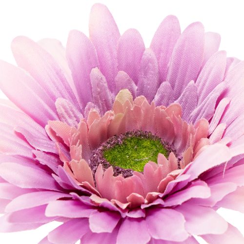 Flores artificiales de gerbera para jardín, color morado, 47 cm, 6 unidades | Floristik24.es
