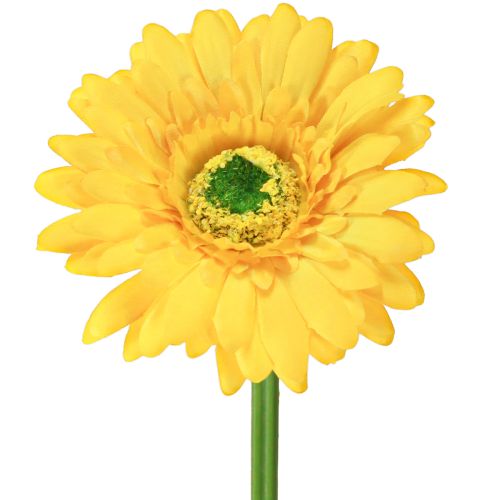 Flores Artificiales Gerbera Sol Amarillo Flor de Jardín 47cm