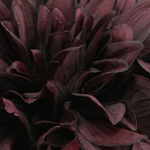 Floristik24 Dalia artificial con flores grandes en burdeos L58cm