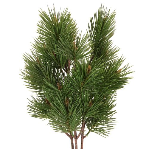 Ramas de pino artificiales Ramas navideñas verdes 53cm 3 piezas