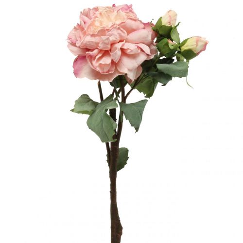 Floristik24 Rosas artificiales flores y capullos flor artificial rosa 57cm