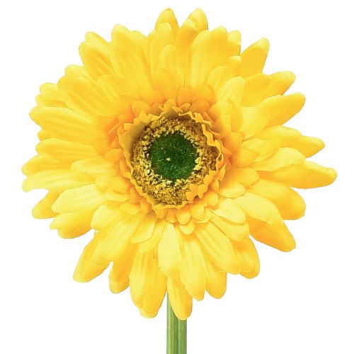 Flores artificiales gerbera amarillo soleado 47cm