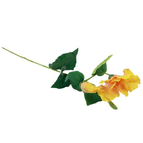 Artículo Flores Artificiales Hibisco Amarillo 62cm