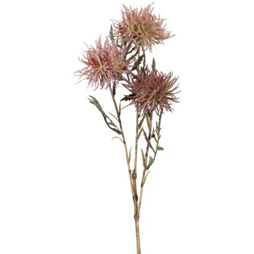 Artículo Centaurea artificial flores artificiales otoño 3 flores lila 48cm