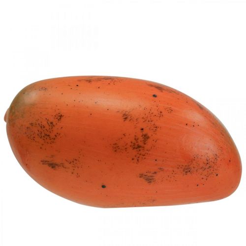 Artículo Fruta decorativa de mango artificial Fruta artificial Ø7cm L12cm