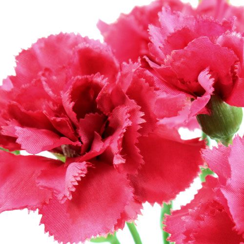 Floristik24 Clavel Artificial Rosa 32cm 5pcs