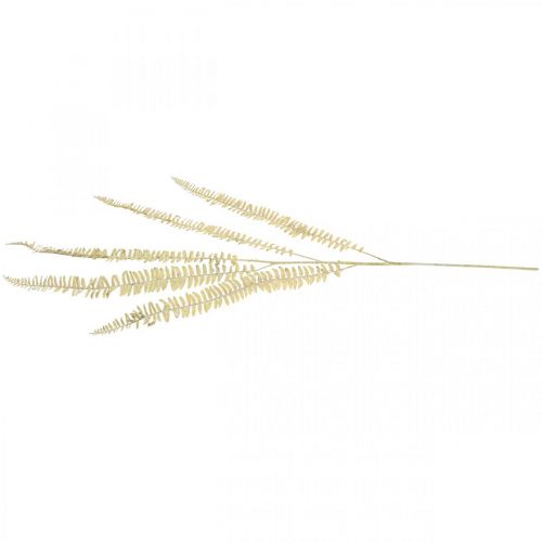 Artículo Helecho Artificial Ramas Blanco Crema Plantas Artificiales L120cm