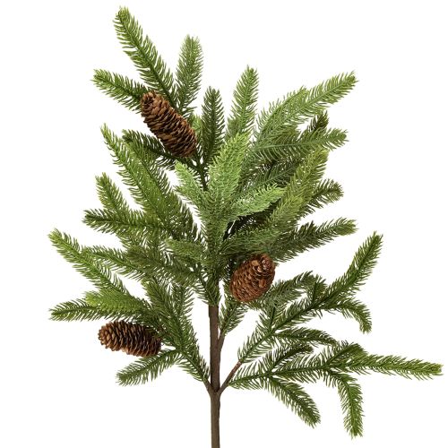 Rama de abeto artificial con piñas reales Rama de Navidad 78cm
