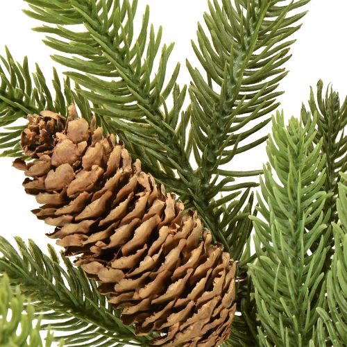 Artículo Rama de abeto artificial con piñas reales Rama de Navidad 78cm