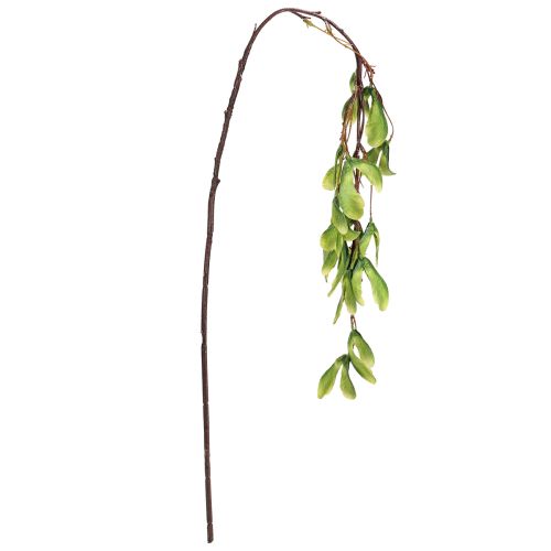 Artículo Rama artificial de sicomoro, frutos de color amarillo verdoso, 100 cm, 3 unidades
