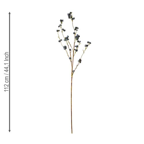 Artículo Rama artificial con arándanos azules arándanos 110cm