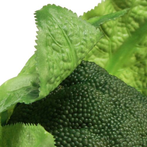 Artículo Decoración vegetal de brócoli artificial en verde Ø12cm H15cm