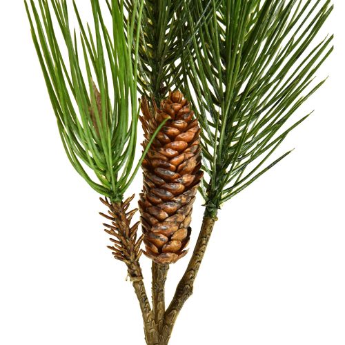 Floristik24 Rama de Pino Artificial con Piñas 3 ramas Verde Marrón 60cm