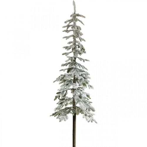 Floristik24 Árbol de Navidad artificial Decoración de invierno delgada cubierta de nieve Al. 180 cm
