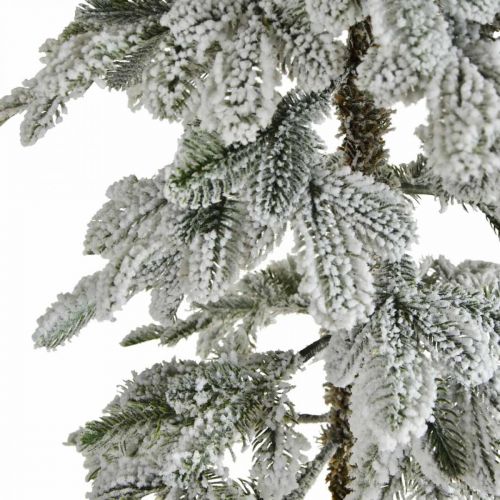 Floristik24 Árbol de Navidad artificial Decoración de invierno delgada cubierta de nieve Al. 180 cm