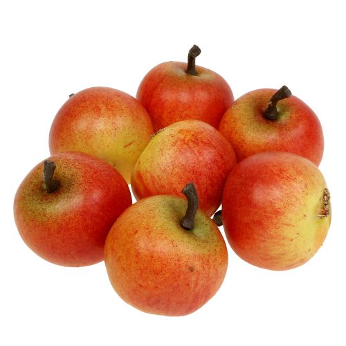 Artículo Manzanas de frutas artificiales Cox 3,5cm 24uds
