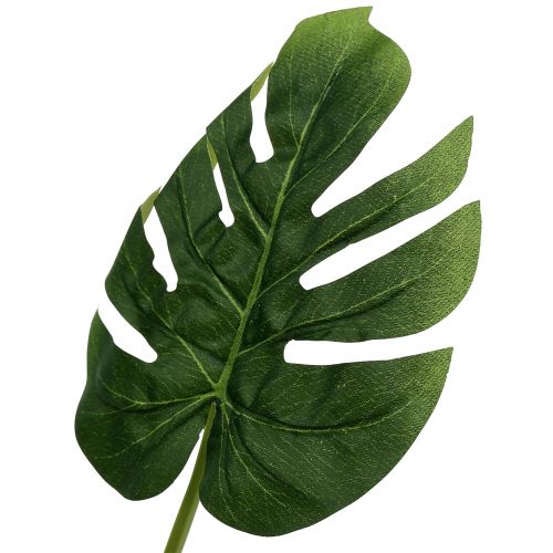 Floristik24 Hoja de filodendro artificial 18cm verde 6pcs