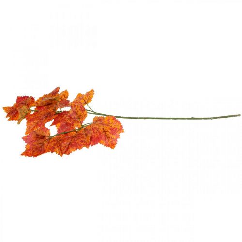 Artículo Hojas de vid artificiales Plantas artificiales rojas, naranjas y verdes, 63 cm, 3 unidades