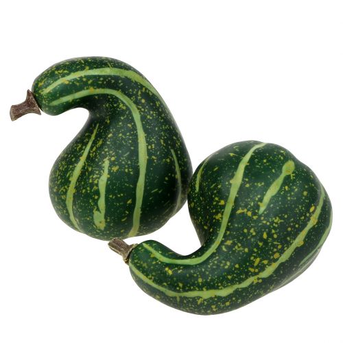 Calabaza artificial verde oscuro 11cm 6pcs