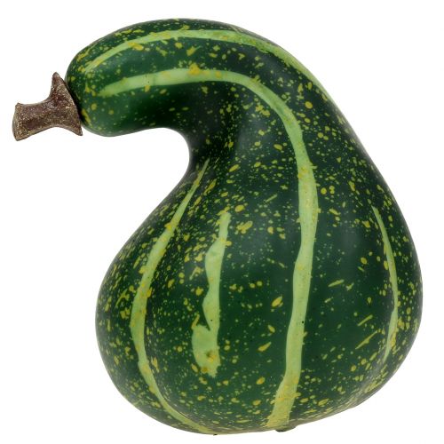 Floristik24 Calabaza decorativa artificial verde oscuro 11cm 6uds