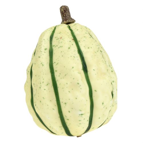 Floristik24 Deco crema de calabaza, verde 11cm 6uds