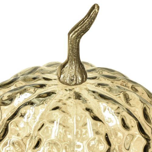 Artículo Decoración de calabaza de cristal, calabaza de cristal, decoración de mesa de otoño, Ø14cm H19cm