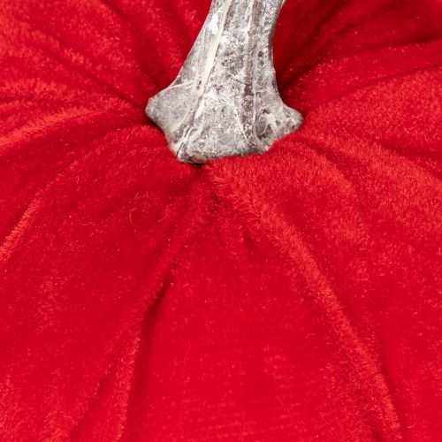 Calabaza de tela como decoración de mesa, decoración otoñal, 13 cm, 3 piezas | Floristik24.es