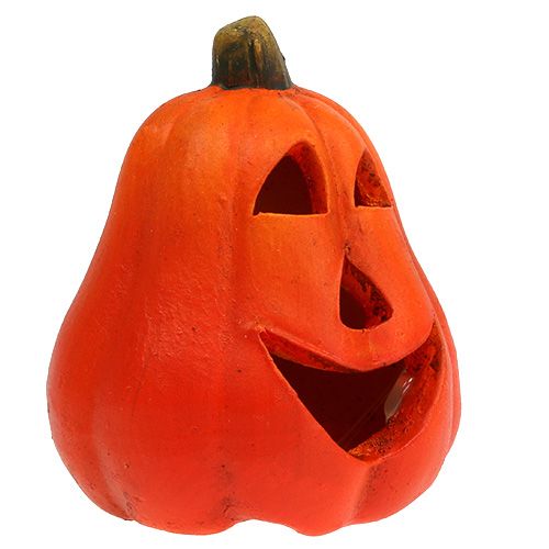 Floristik24 Mezcla de linterna de calabaza 6cm - 8cm con LED 6pcs