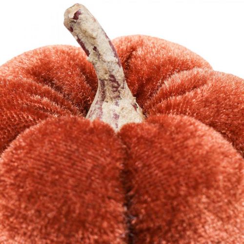 Floristik24 Decoración de mesa decoración de otoño calabazas naranja marrón Ø6,5cm 9pcs