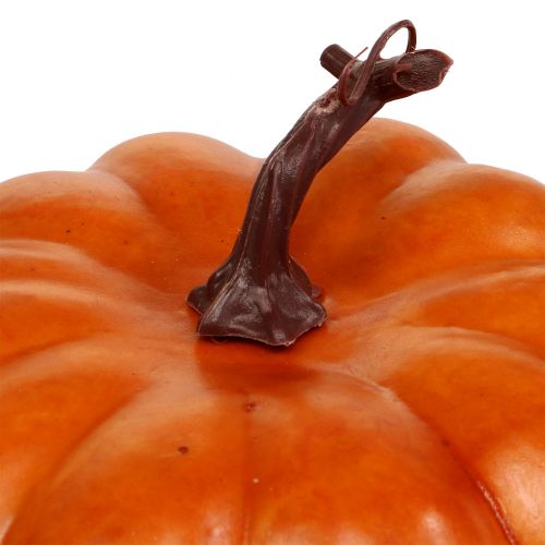 Floristik24 Calabaza naranja artificial 18cm