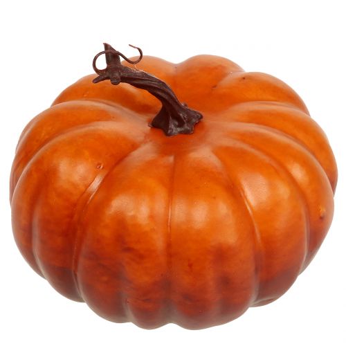 Floristik24 Calabaza naranja artificial 18cm
