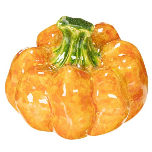 Figura de calabaza para decoración de mesa otoñal, decoración de otoño, 10 cm, 2 piezas | Floristik24.es