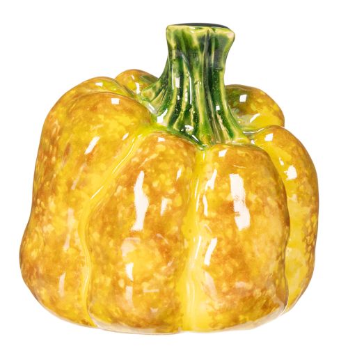 Figura de calabaza para decoración de mesa otoñal, decoración de otoño, 10 cm, 2 piezas | Floristik24.es